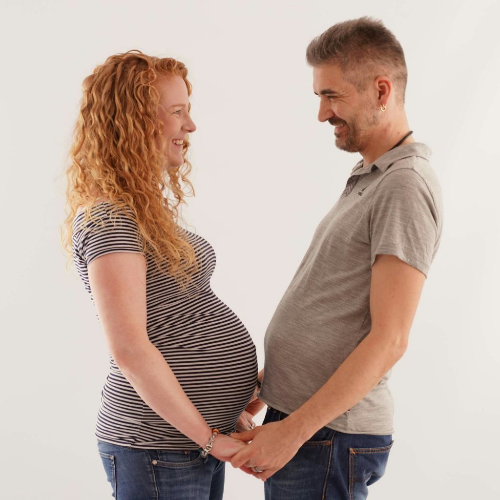 schwanger Bauchvergleich Paar